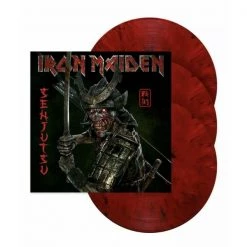 Promo 👏 Iron Maiden - Senjutsu Red & Black Marble Vinyl | Metal Vinyl LPs 🧨