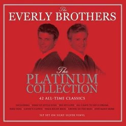 Flash Sale ❤️ Everly Brothers - Platinum Collection Silver Vinyl | Folk Vinyl LPs 🥰
