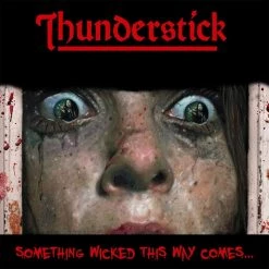 Outlet 👍 Thunderstick - Something Wicked This Way Comes Transparent Red Vinyl | Rock Vinyl LPs 👍