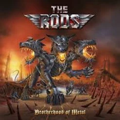 Best Pirce ⌛ The Rods ‎– Brotherhood Of Metal Red with Black Marble Vinyl | Rock Vinyl LPs 🧨