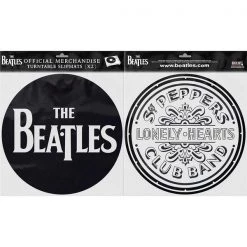 Promo ⭐ The Beatles - Drop T Logo & Sgt Pepper Drum Turntable Slipmat Set | Vinyl LP Accessories 😀
