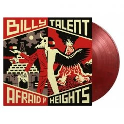 Budget 🔥 Billy Talent - Afraid Of Heights Limited Edition Red Transparent With Solid White & Black Marble Vinyl | Rock Vinyl LPs 💯