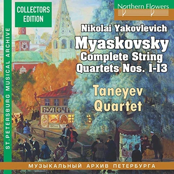 Brand new ❤️ Taneyev Quartet - Nikolai Yakovlevich Myaskovsky: Complete String Quartets... CD | Classical CDs 😍