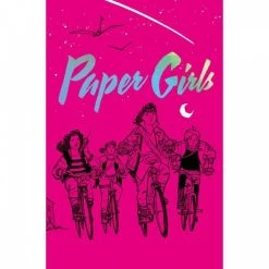 Coupon 😉 Paper Girls Volume 1 Deluxe Edition Hardcover | Science Fiction Graphic Novels 🎁
