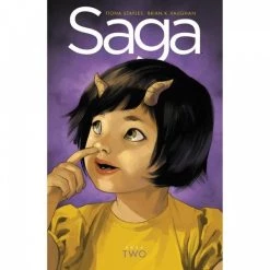 Coupon 🔔 Saga Book 2 Deluxe Edition Hardcover | Science Fiction Graphic Novels ⌛